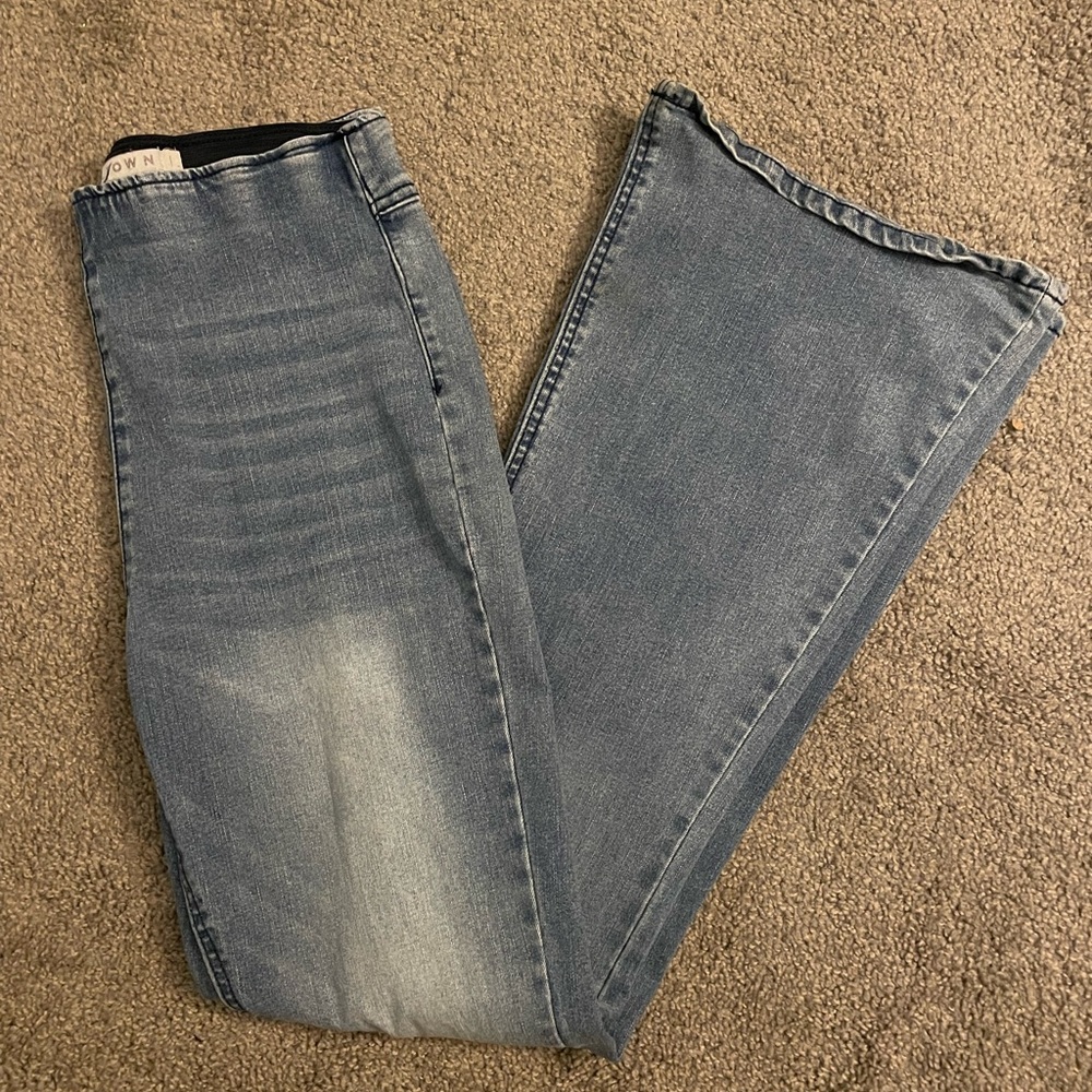 Walmart flare jeggings w/ elastic waistband